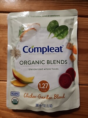 Compleat Pediatric Organic Blends Tube Feeding Chicken-Garden 10.1 oz 24 Ct