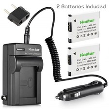 Kastar Battery and Normal Charger Kit for Canon NB-11L IXUS 265 A4000 ELPH 340