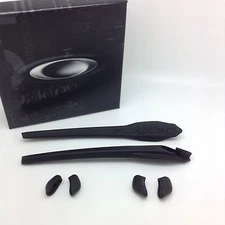 AUTHENTIC OAKLEY FLAK 2.0 EAR SOCKS & NOSE PADS KIT BLACK  NEW!
