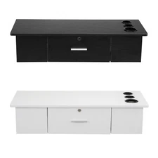 Wall Mount Hair Stylist Salon Station Beauty Barber Storage Equipment w/Drawers