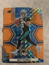 Matt Corral  2022 Panini Mosiac Football Rookie Orange Prizm  Card # 273 Debut