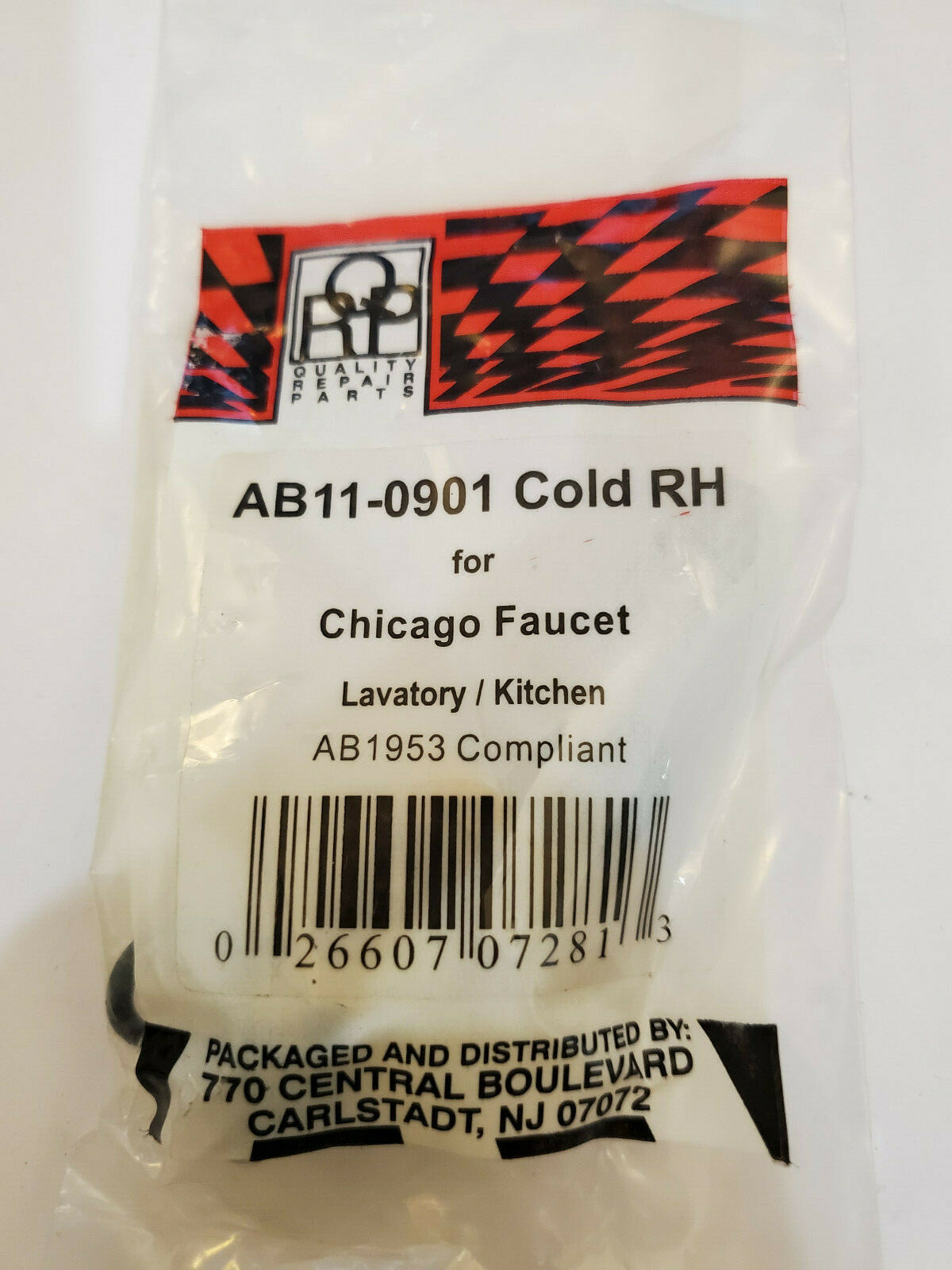 Chicago Faucet 377XTRH, 1099XT RH Quaturn Stem (XK long) Square 11