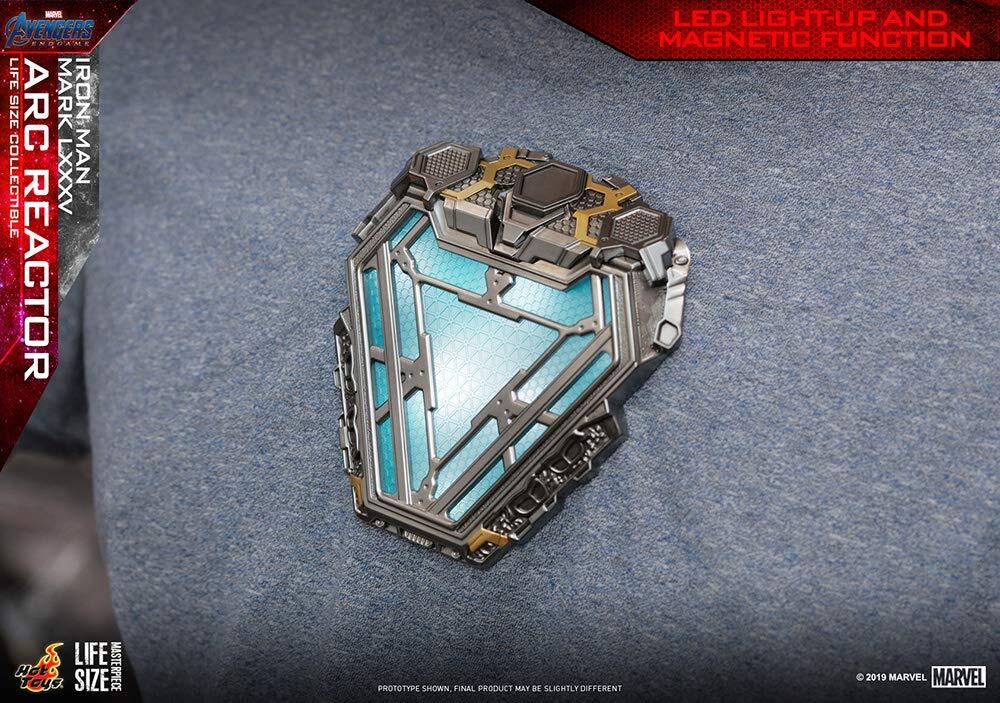 Hot Toys LMS 010 Iron Man Mark LXXXV 85 Arc Reactor Life-Size 1/1