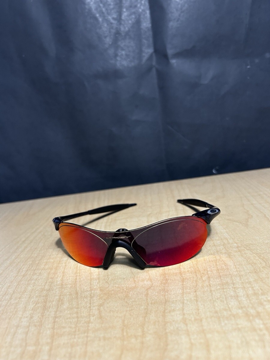 VTG 90s Oakley Zero 0.4 Oval Cobalt Sunglasses Y2K VTG 90s Oakley Zero 0.4 Oval Cobalt Sunglasses Y2K