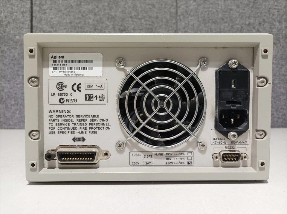 Agilent E3631A, Power Supply, Triple Output, 6V, 5A & ±25V, 1A # - Image 2 of 4