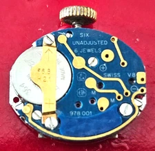 VINTAGE~GIRARD-PERREGAUX~QUARTZ~6J SWISS WATCH MOVEMENT