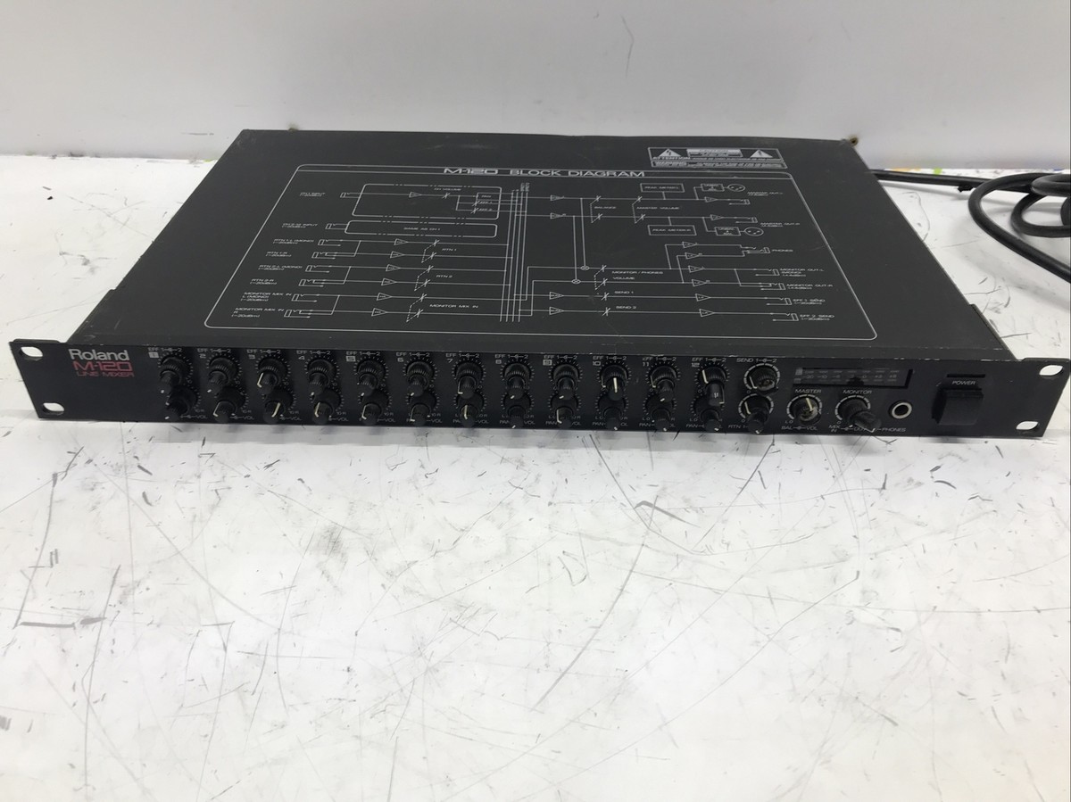 Roland M-120 LINE MIXER 12 Channel Rack Mountable | eBay Roland M-120 LINE MIXER 12 Channel Rack Mountable | eBay