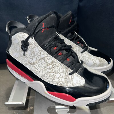 Size 7y- Jordan Dub Zero Fire Red 