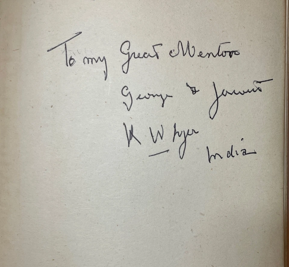 1940 K.V. Iyer Physique & Figure ~ Rare Signed Indian Bodybuilding Yoga Pioneer - Image 3 of 4