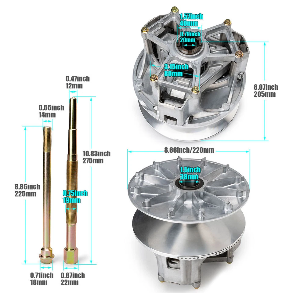 Primary Drive Clutch For 2018-2021 Polaris Ranger Crew XP 1000 Ranger 1000 XP AU - Image 2 of 4