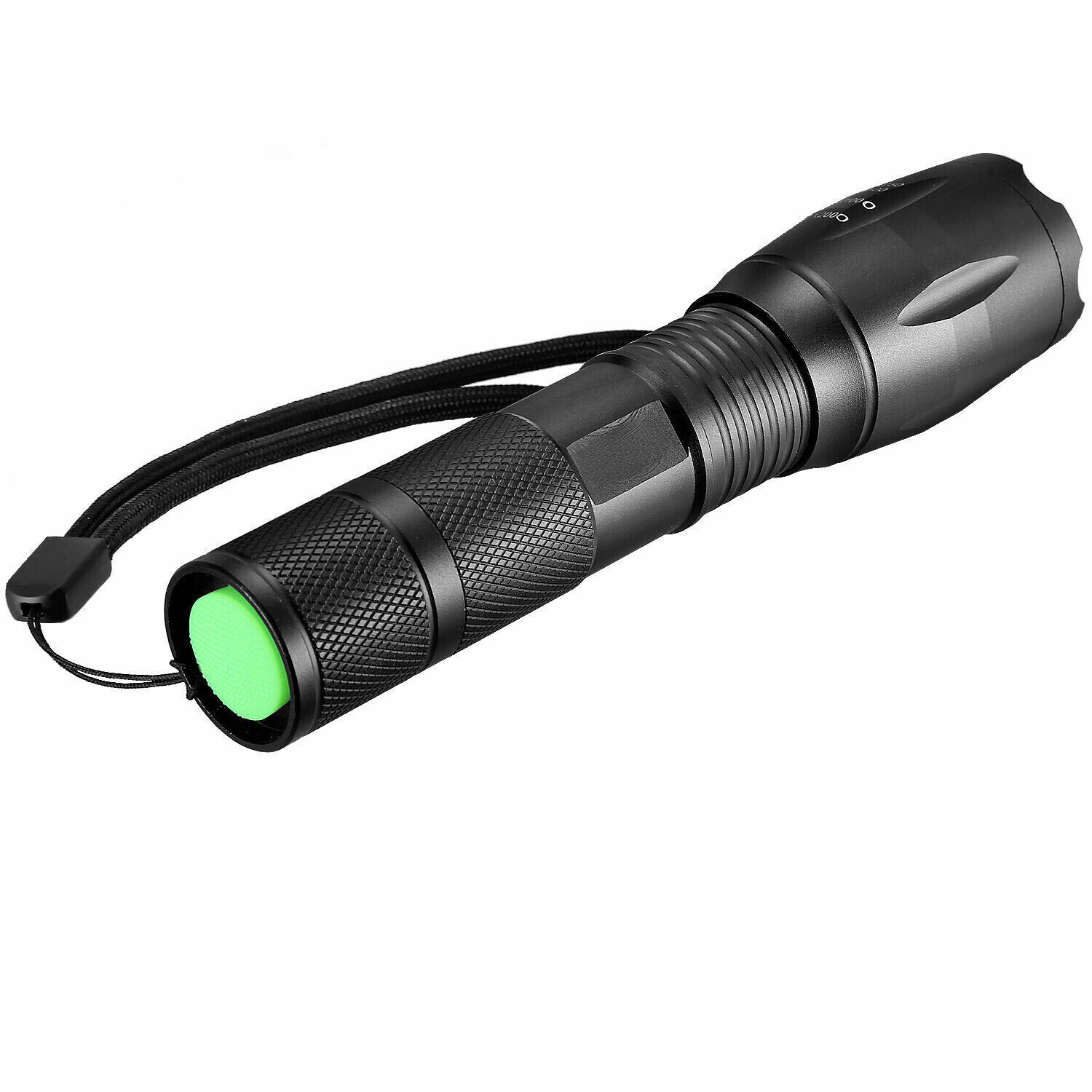 Super-Bright LED Tactical Military LED Flashlight Torch 5 Modes Zoomable Torch