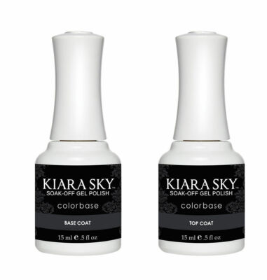 Kiara Sky Top , Top No Wipe ,Base Coat UV/LED 0.5 oz Soak Off Gel. Any Choose