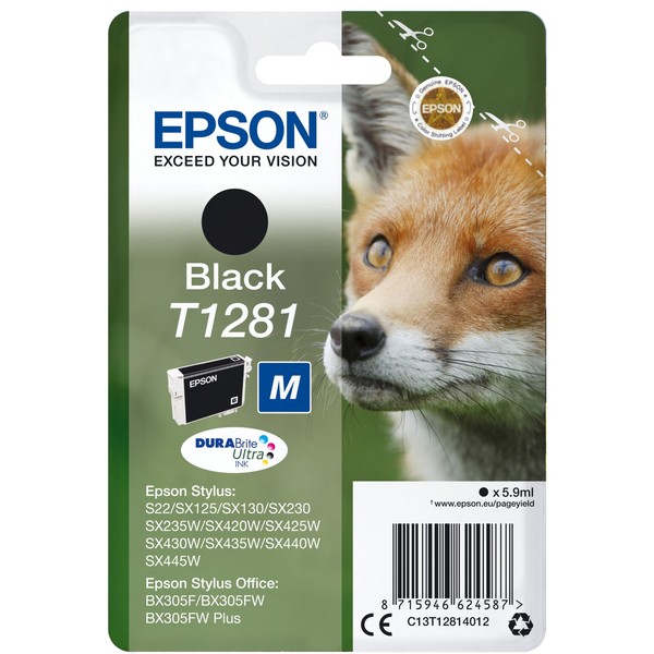 Epson Tinte Schwarz T1281 (C13T12814012)-image