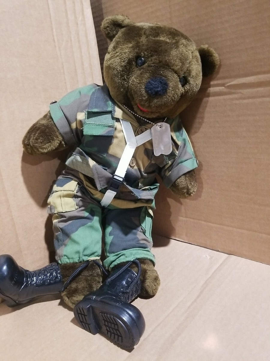 Bear Forces of America US Army Airborne Camo Parachute Paratrooper