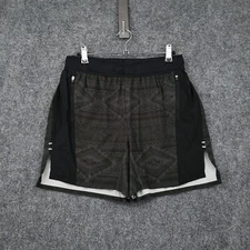 Chubbies Shorts Mens M Medium Black Unlined Athlounger Ultimate Training Aztec