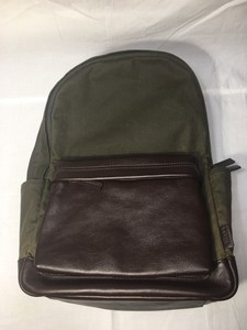 fossil mens leather backpack