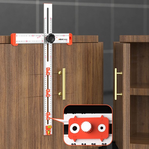 2in1 Drilling Positioning Ruler High Precision Angle Ruler Woodworking ToOD - Picture 5 of 16