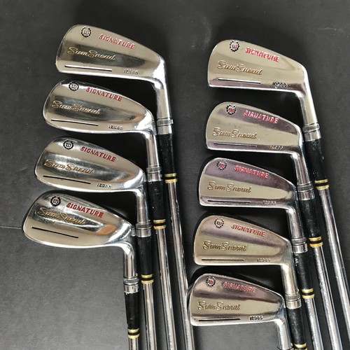 Wilson Sam Snead Signature 1960s Iron Set 2-PW - Steel Regular Flex Right Hand - Picture 3 of 14