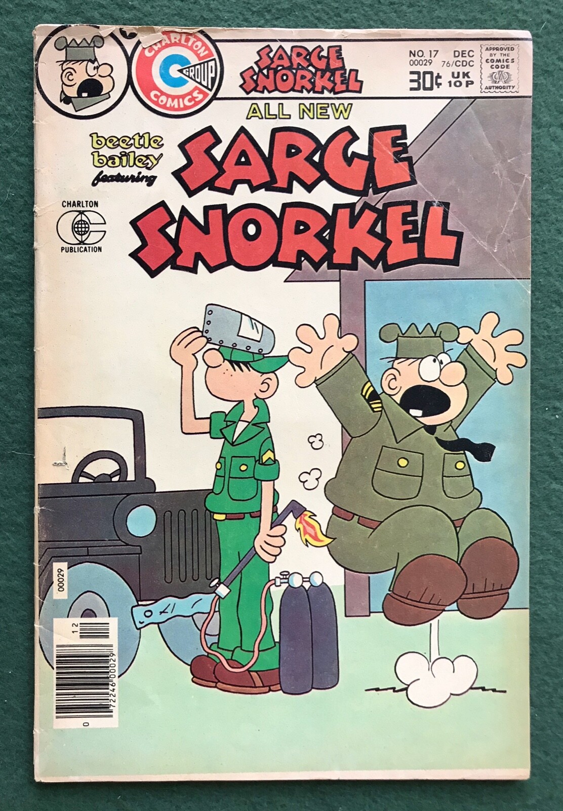 Sarge Snorkel 17 Charleton Comics Bronze Age Mort Walker Beetle Bailey army g eBay