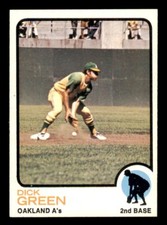 1973 Topps Baseball #456 Dick Green NM *d12