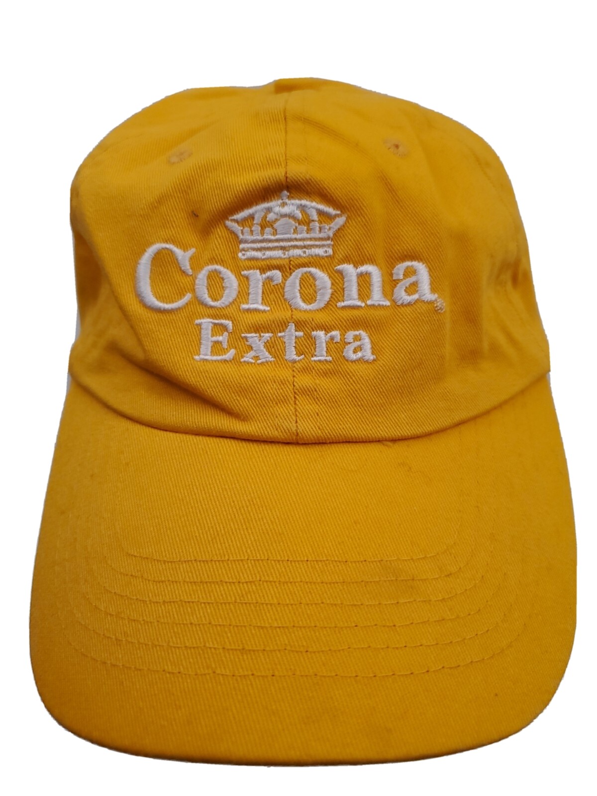 Yellow Corona Extra adjustable strap baseball cap… - image 1