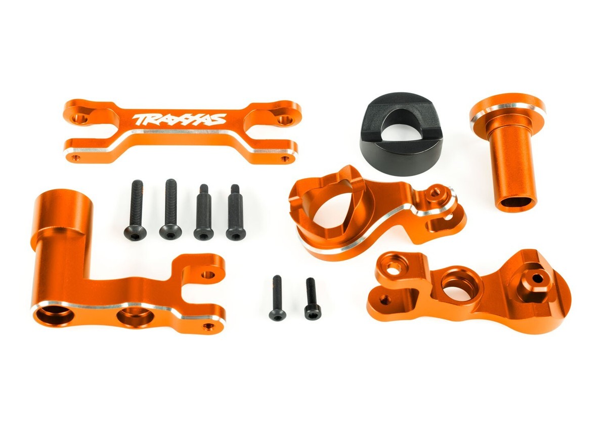 Traxxas XRT Steering Bellcrank Left & Right/ Draglink Orange