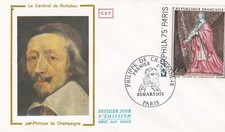 FRANCE 1974 FDC PHILIPPE DE CHAMPAGNE YT 1766