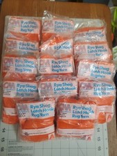 14 Vntg Precut Colombia-Minerva Yarn Latch Hook 3214 Bright Orange 320PC Each
