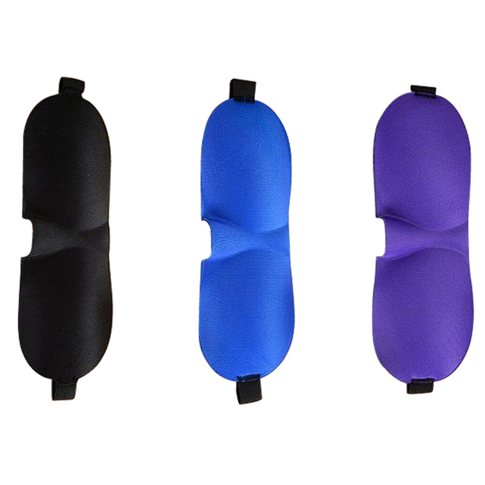 3pcs Sleep Mask Lightweight Comfortable Super Adjustable 3D Contoured