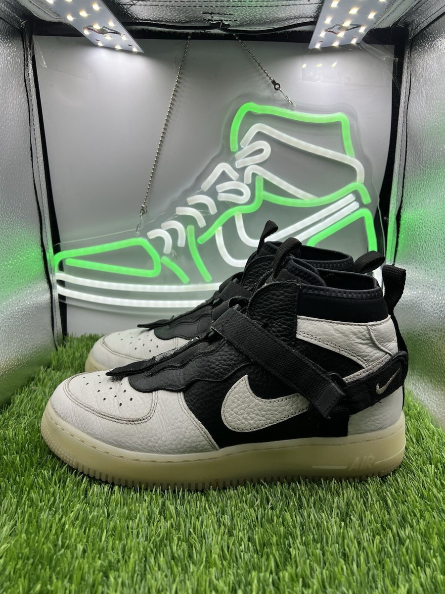 Nike‎ Air Force 1 Utility Mid Orca Men\'s Sneakers Size 7Y W8.5 AQ3693-100 Vilktukas Lt Air Force Utility Mid Strap Nike Air Force  main image 4