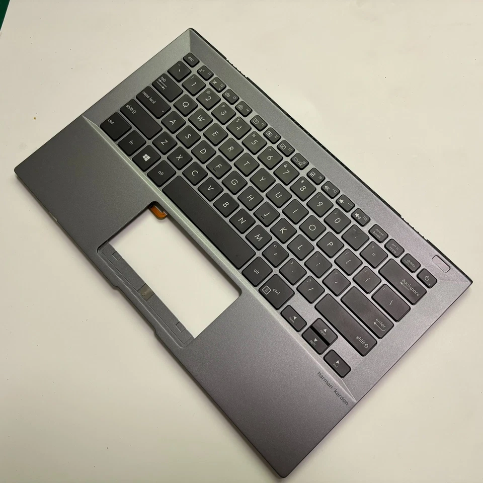 FOR ASUS B9440 B9440FA B944UA Grey C Shell Upper Palmrest Backlit Keyboard - Image 3 of 4