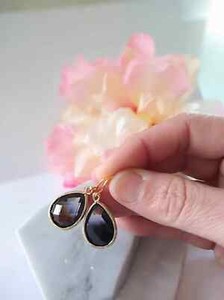 Authentic Teardrop Earrings 14k Gold Plated Small, Medium, Large Drop Earrings - Gold