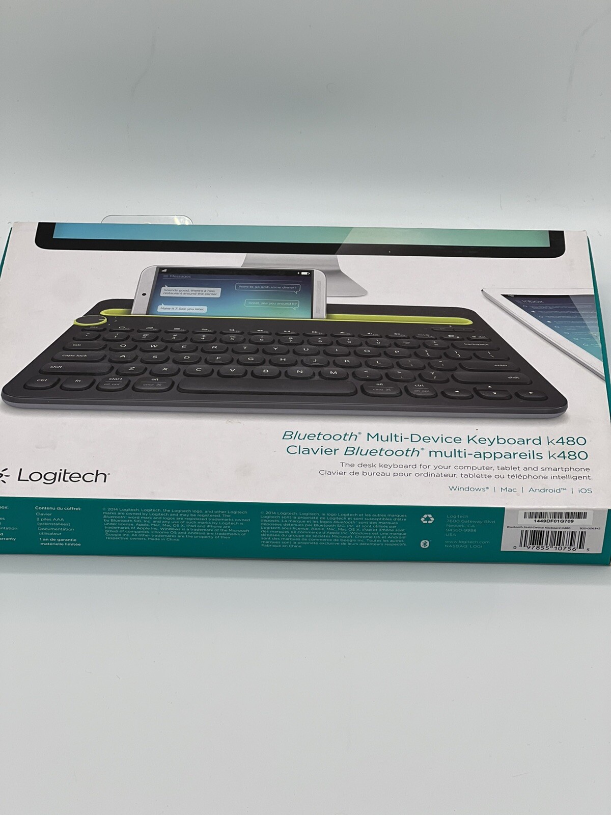 Logitech K480 Bluetooth Wireless Keyboard for Windows Mac Android Limited Edition