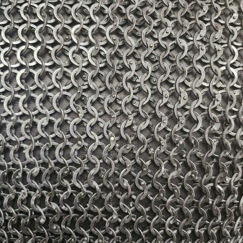 9mm chainmail shirt,Flat Ring Riveted With Solid rings chain mail Hauberk - Picture 5 of 5
