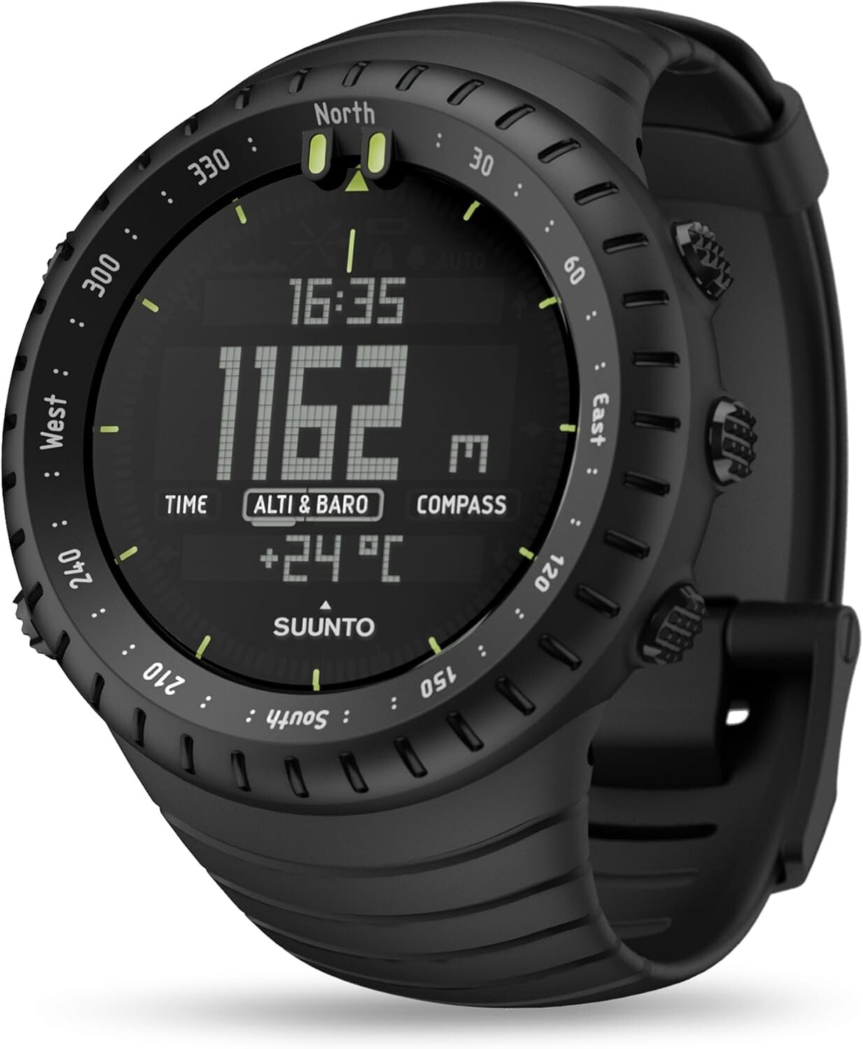 SUUNTO Core All Black Military Men's Outdoor Sports Watch NEW from Japan