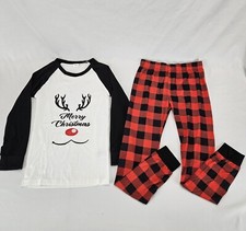 Little Pajamas Christmas Pajamas Sets Boy Girs Holiday Deer Pjs Elk Size 10