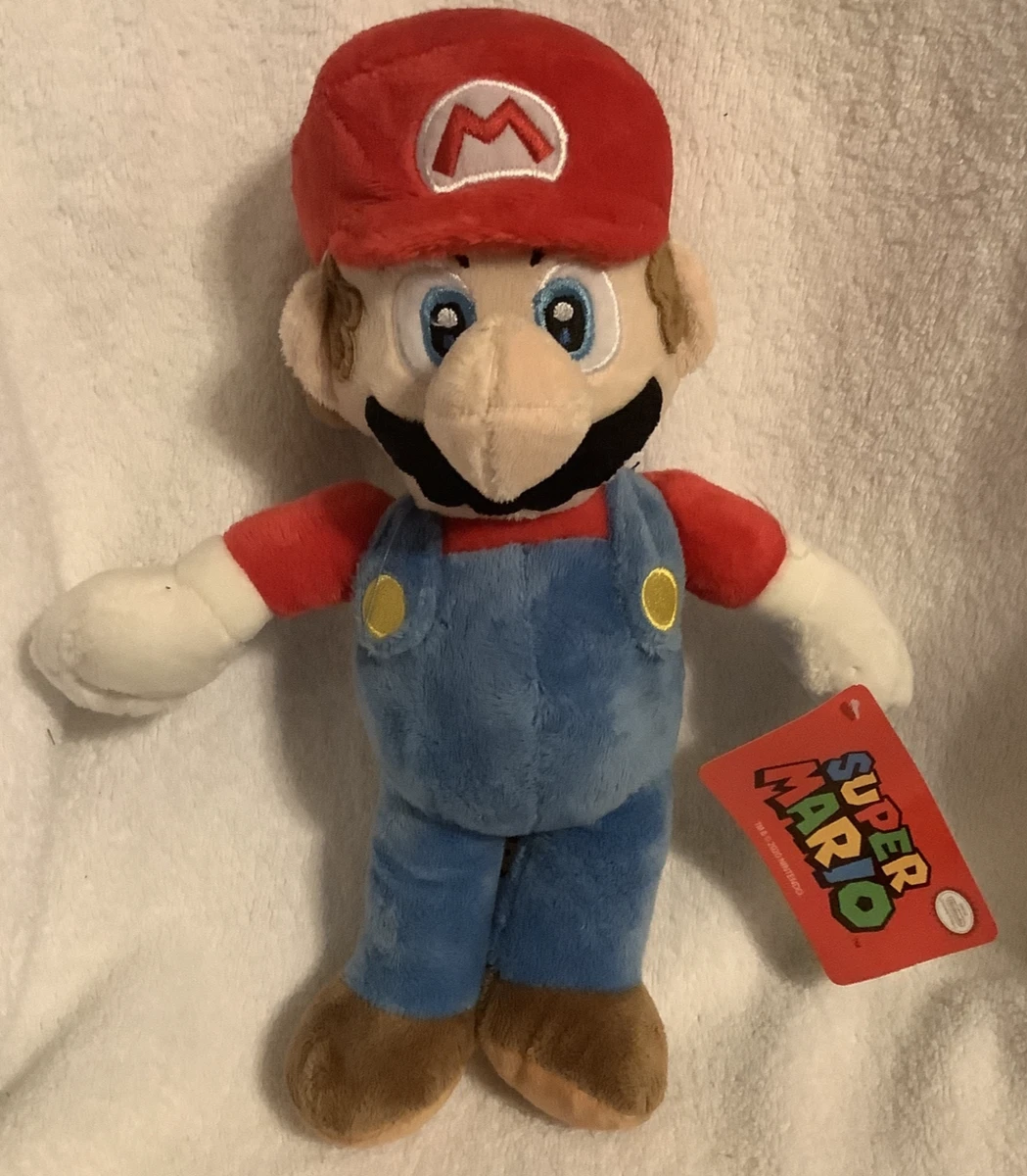 Super Mario Bros Super Mario Brothers Luigi Peluche con Licenza Ufficiale, Multicolore, 25 cm