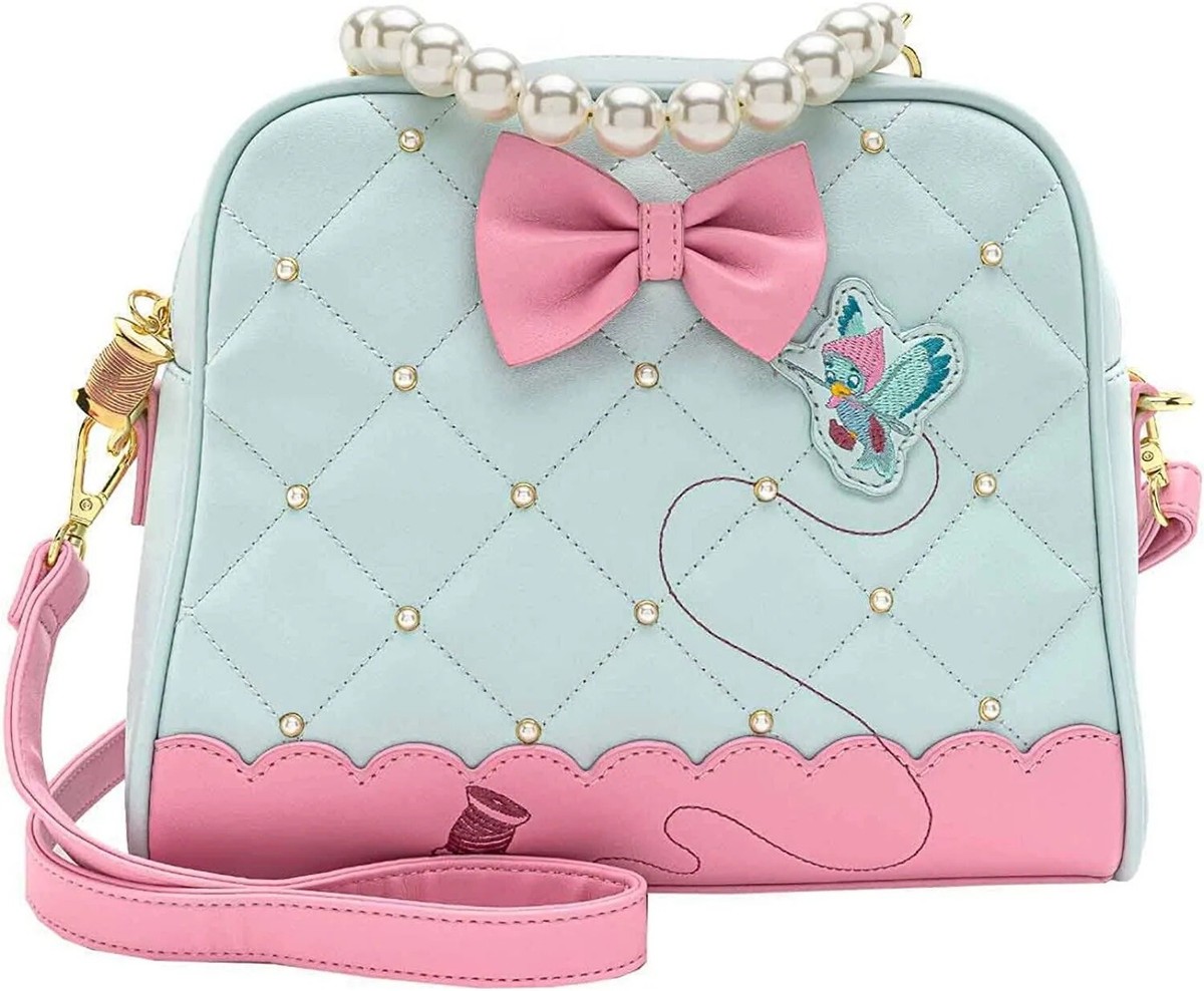 ★LOUNGEFLY★Disney Princess Crossbody Bag Loungefly Disney Princess Cinderella Pearl Crossbody Handbag