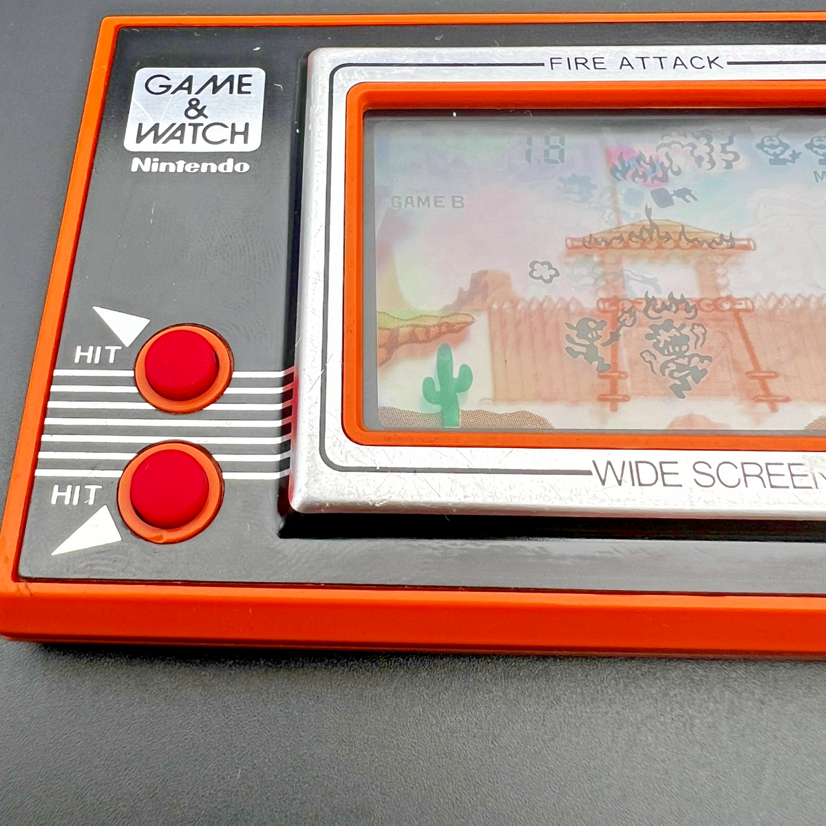 Nintendo Game & Watch Wide Screen Fire Attack Id-29 MIJ 1982 Great