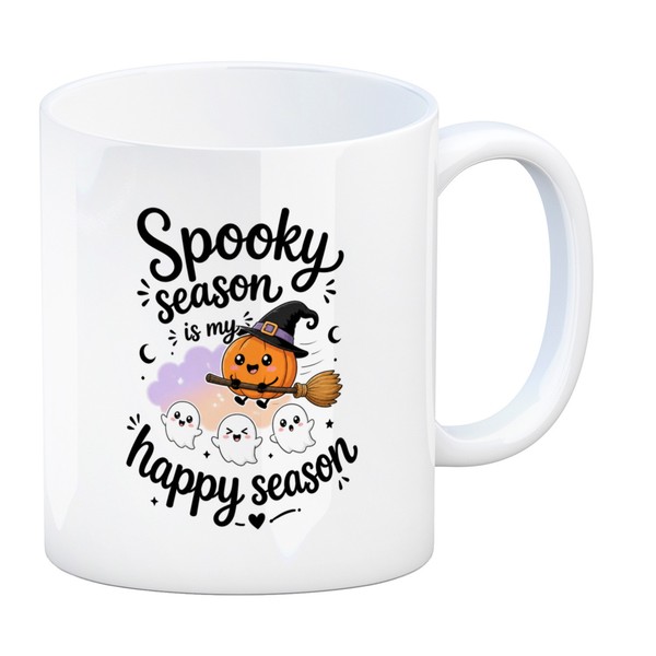 Kaffeebecher Spooky Season - Kaffeetasse Mit Herbstmotiv Tasse Mit Spruch:-image