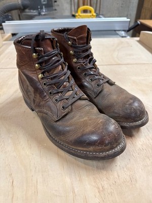 Red Wing Boots Blacksmith 3343 Copper Rough and Tough, Size 7.5 D made in the US