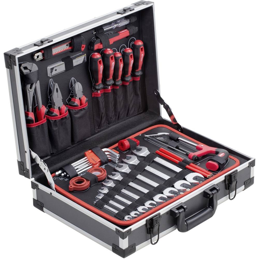 Mallette à outils Meister WU8971460 universelle de 121 pièces pour bricolage