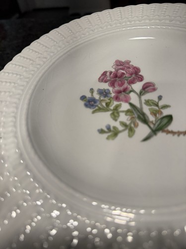 Set of 2 Royal Cauldon Bristol Ironstone “Norbury” Sweet Rocket Plates –Floral - Picture 4 of 5