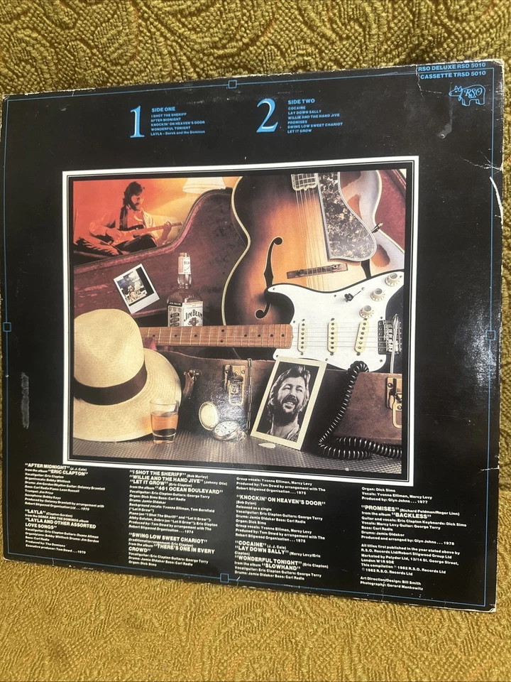 ERIC CLAPTON - TIME PIECES THE BEST OF (1982 LP) 1ST UK PRESS EXCELLENT VINYL - Image 2 of 4