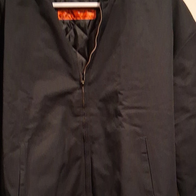 Red Kap JT38BK 5XL Black Polyester Cotton Security Work Jacket