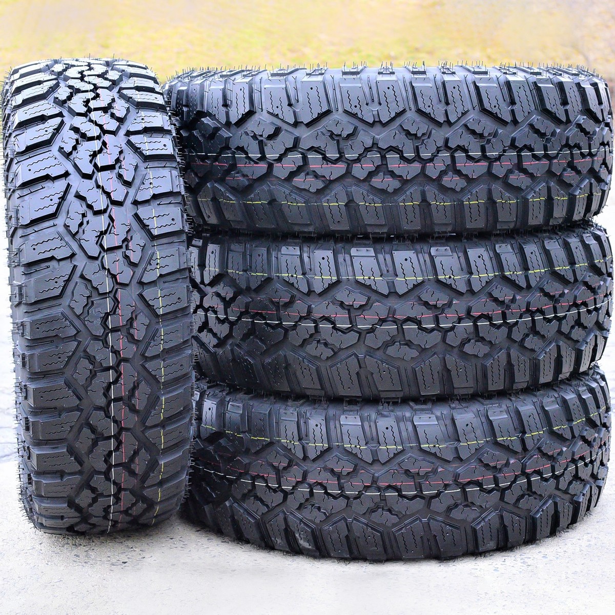 4 Tires LT 275/70R18 Kanati Trail Hog A/T-4 E 10 Ply (Studdable