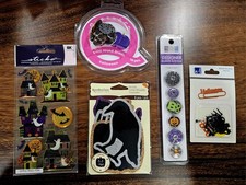 Vintage Mixed Lot Halloween Scrapbooking Embellishments WeR Ek Success Brads New