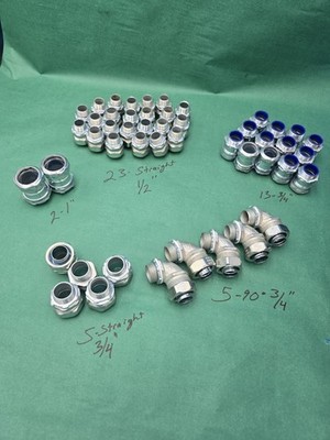 Electrical Appleton Fitting Lot Of 48 Pcs Water Tight (See Photos)