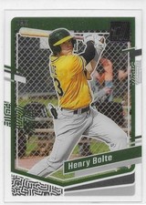 2023 Panini Chronicles Clearly Donruss Henry Bolte Athletics OF Prospect #13
