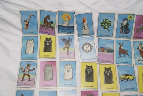 set carte loteria speroni san antonio los spurs - Foto 2 di 9